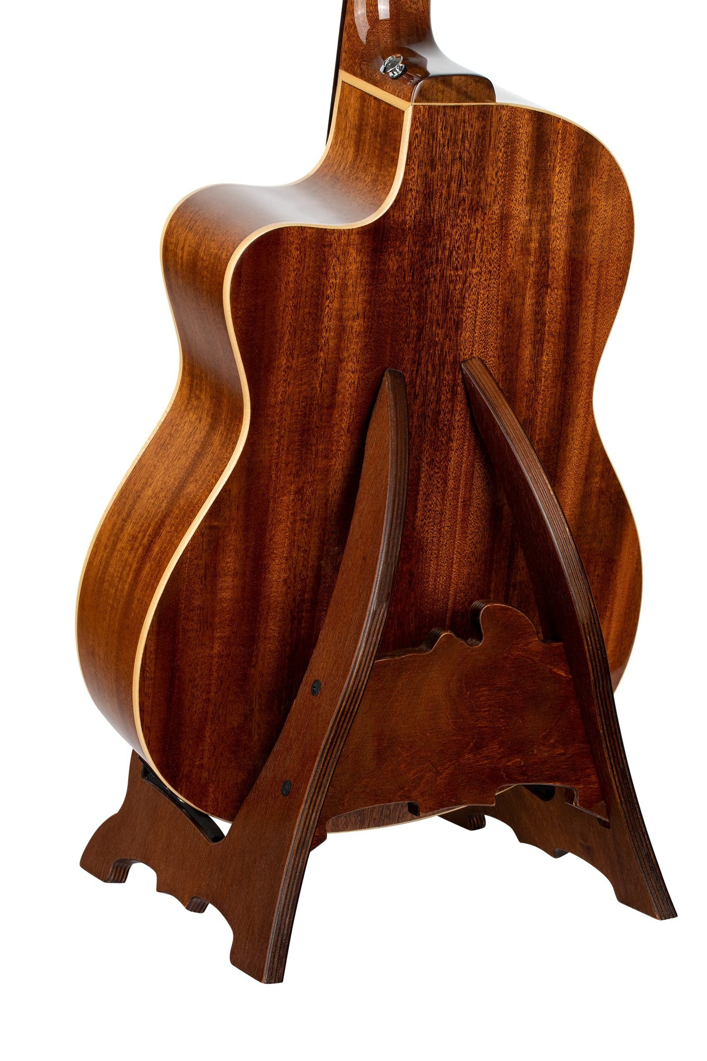 Ortega Guitars Wooden Acoustic Guitar Stand Made w/Birch Wood-Brown (OWGS-1)