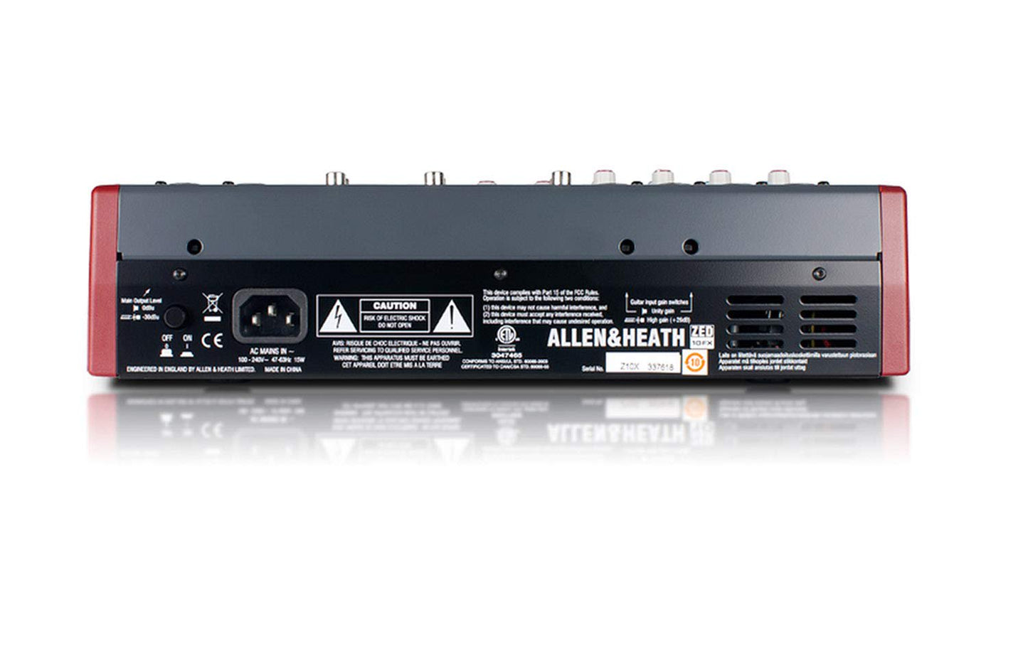 Allen & Heath ZED-10FX – Touring Quality Audio Mixer with 2 Mic/Line, 2 Mic/Line/DI, 3 Stereo Line, Onboard FX and USB I/O (AH-ZED-10FX)