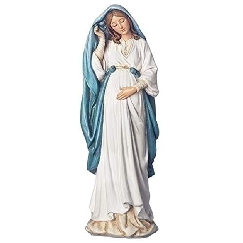 Roman Joseph Studio Pregnant Mary Figurine 6 Inch Multicolor 602080