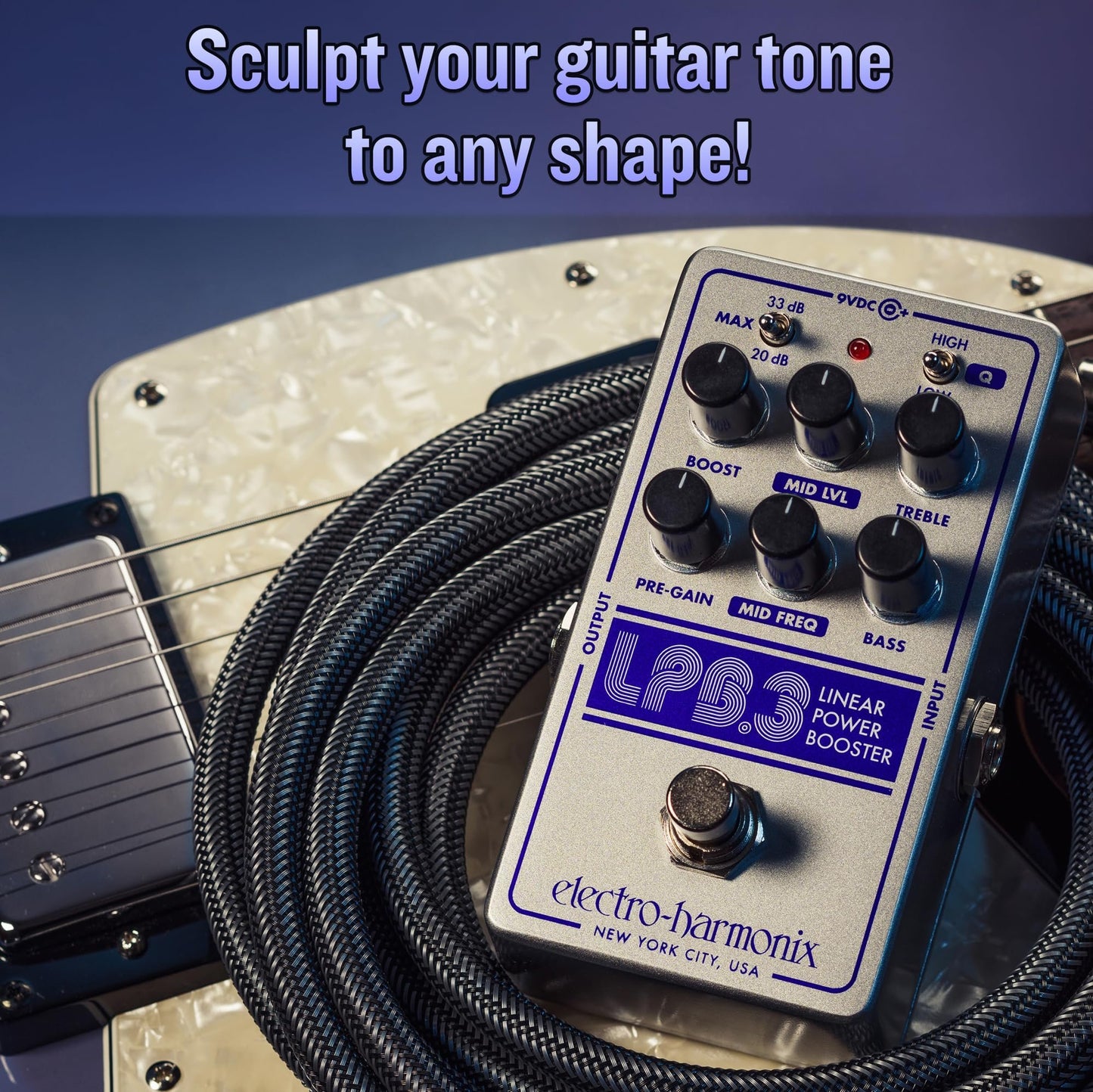 Electro-Harmonix LPB-3 Linear Power Booster & EQ Pedal