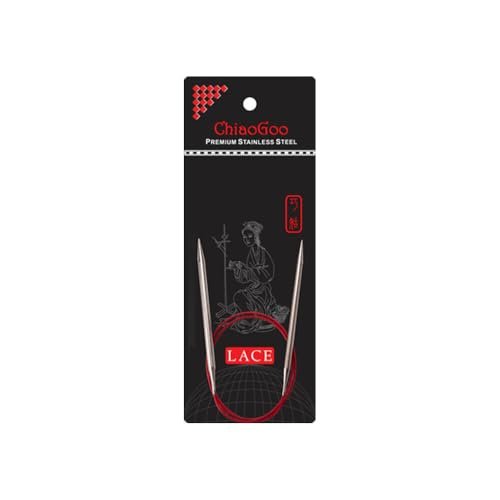 ChiaoGoo RED Lace Circular Needle 40cm 1.50mm - 1pc