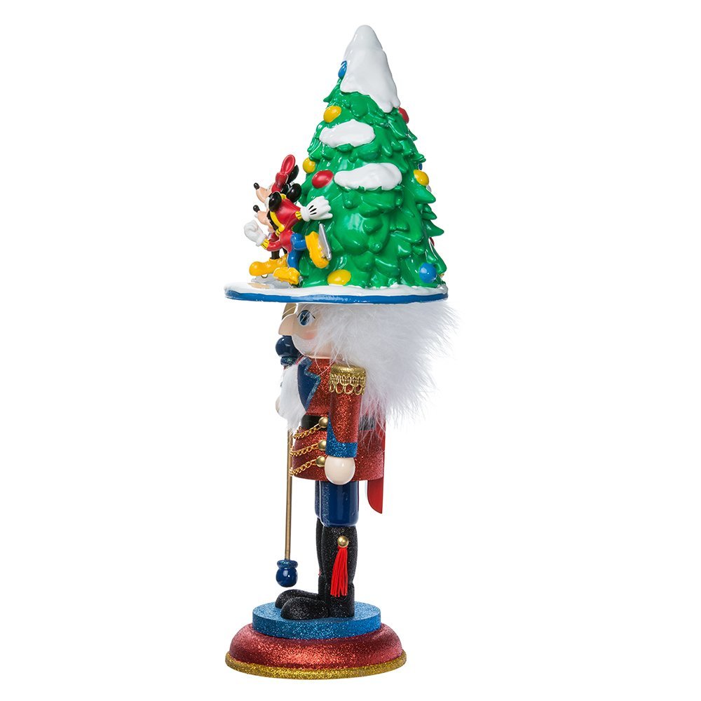 Kurt Adler 16.25" Hollywood Mickey and Minnie Ice Skating Nutcracker