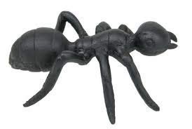 Home 2 Office Cast Iron Black Ant Garden Statue Patio Yard Animal Insect