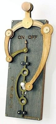 Green Tree Jewelry Single Toggle Grey Wood Light Switch Plate