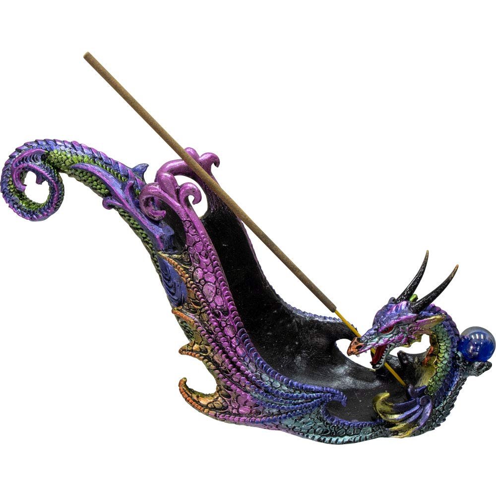 Kheops International Dragon with Sphere Incense Holder