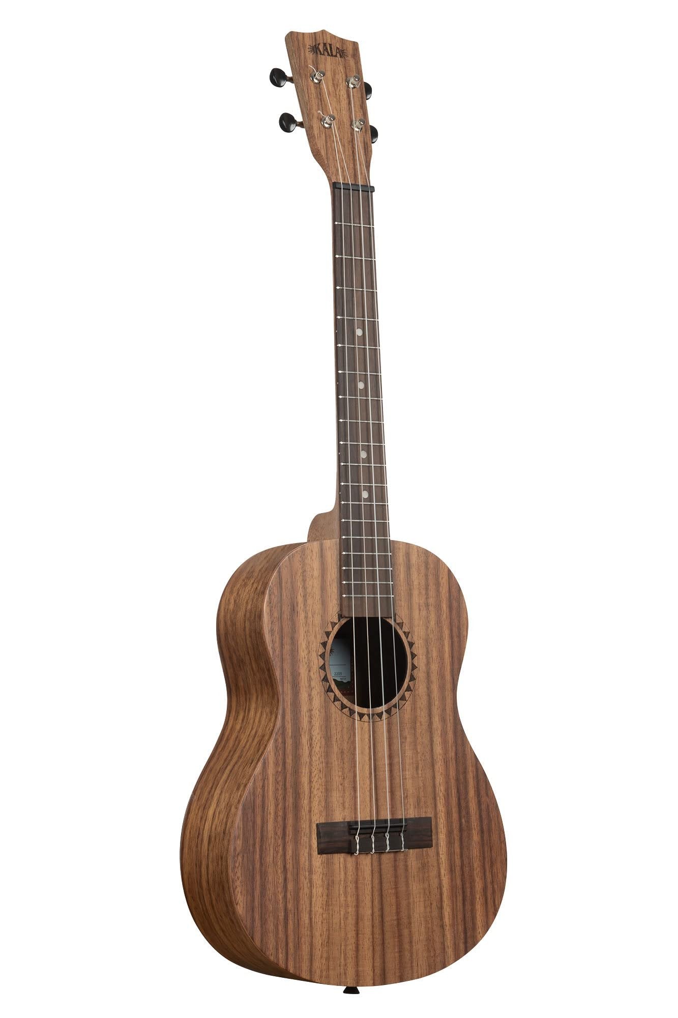 Kala Brand Music Co. Teak Collection, 4-String Ukulele, Natural, Baritone (KA B)