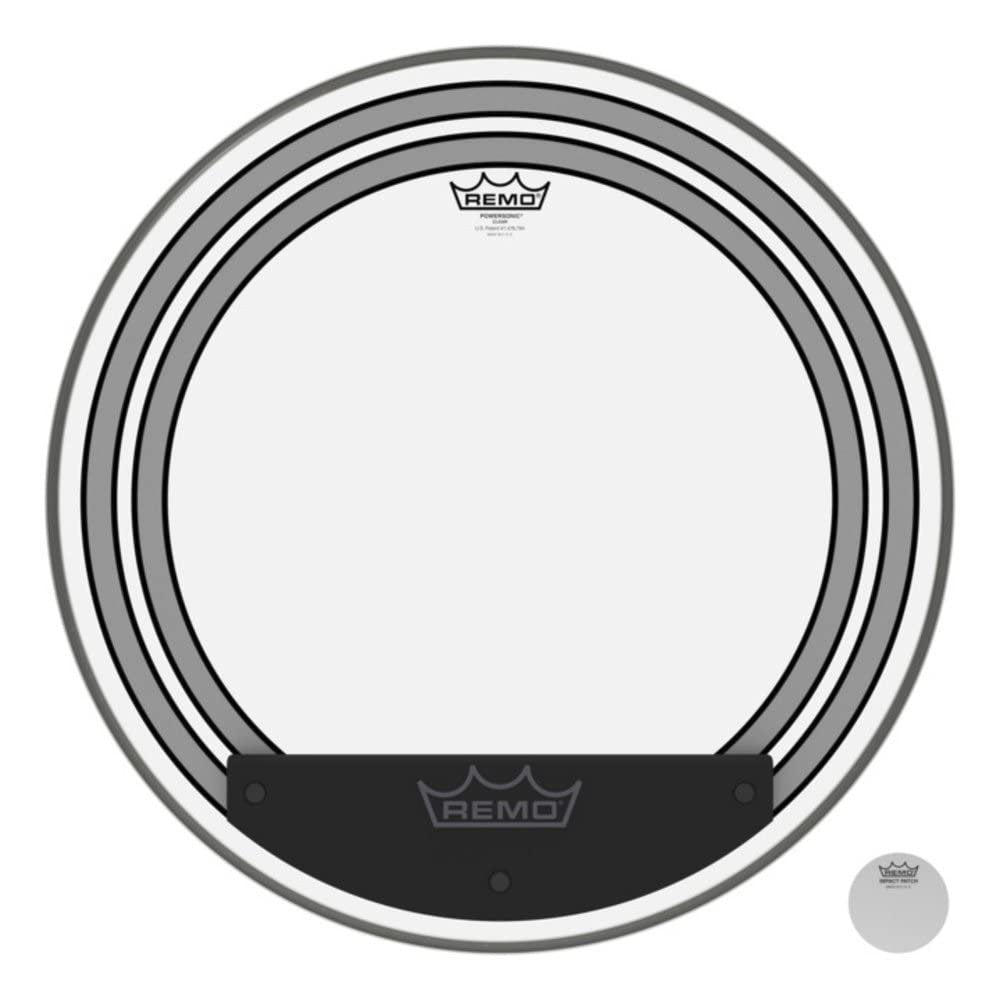 Remo Powersonic Clear Bass Drumhead, 24"