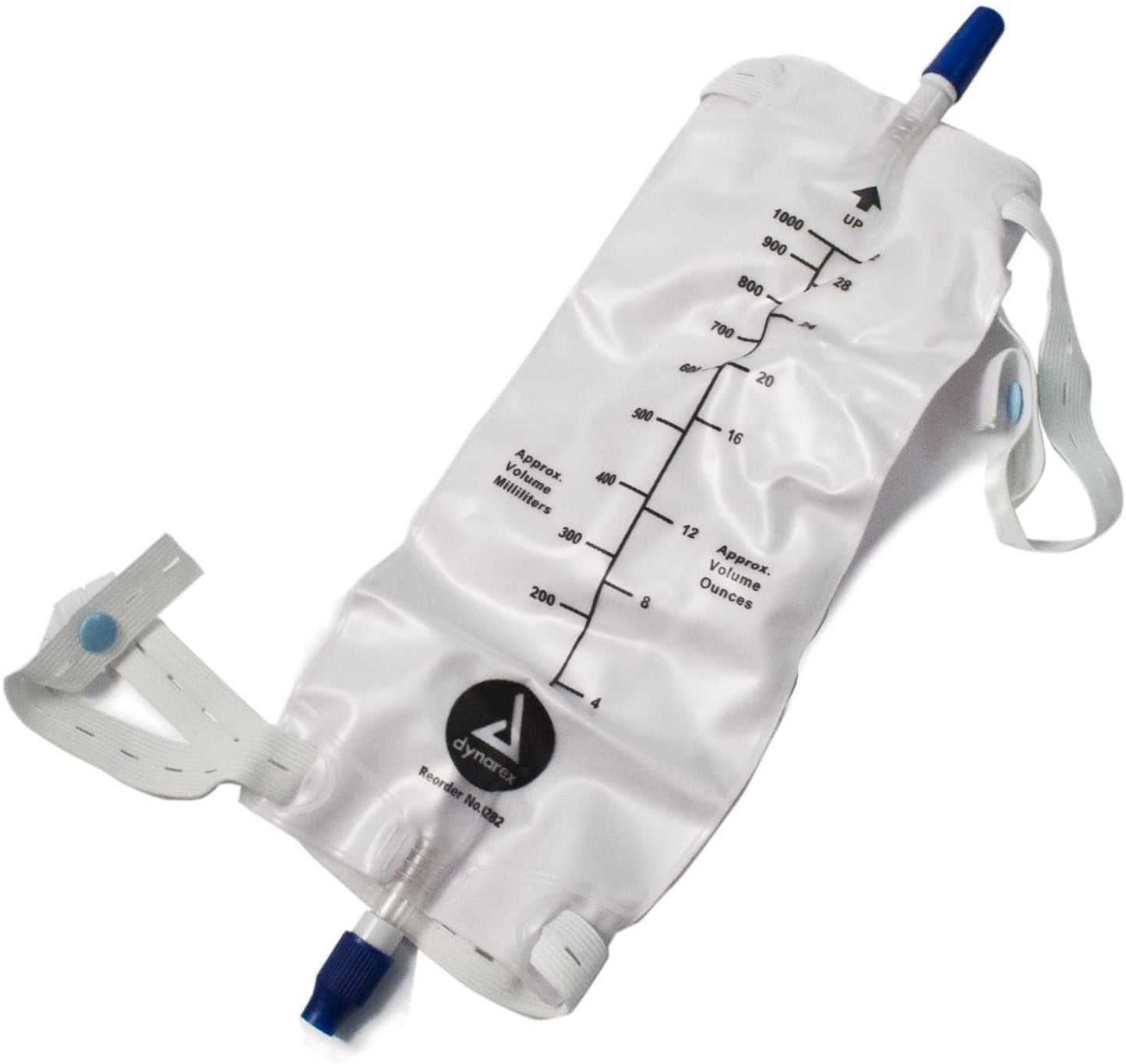 Dynarex Urinary Leg Bag Large, 1000 mL - Pack of 12