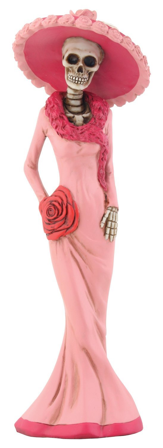 Day of The Dead Dod Pink Lady Figurine