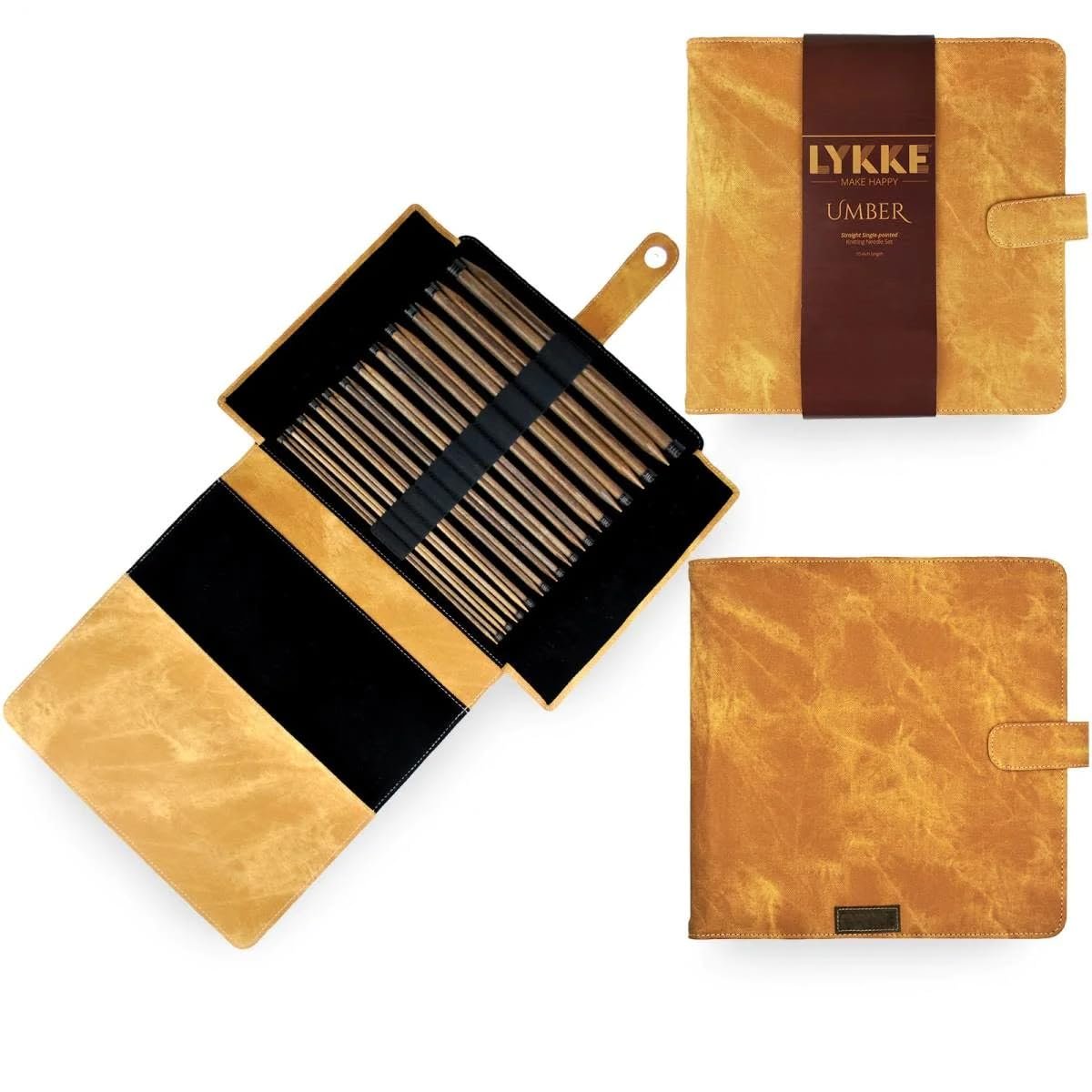 Lykke Driftwood 10" Straight Gift Set in Umber Pouch