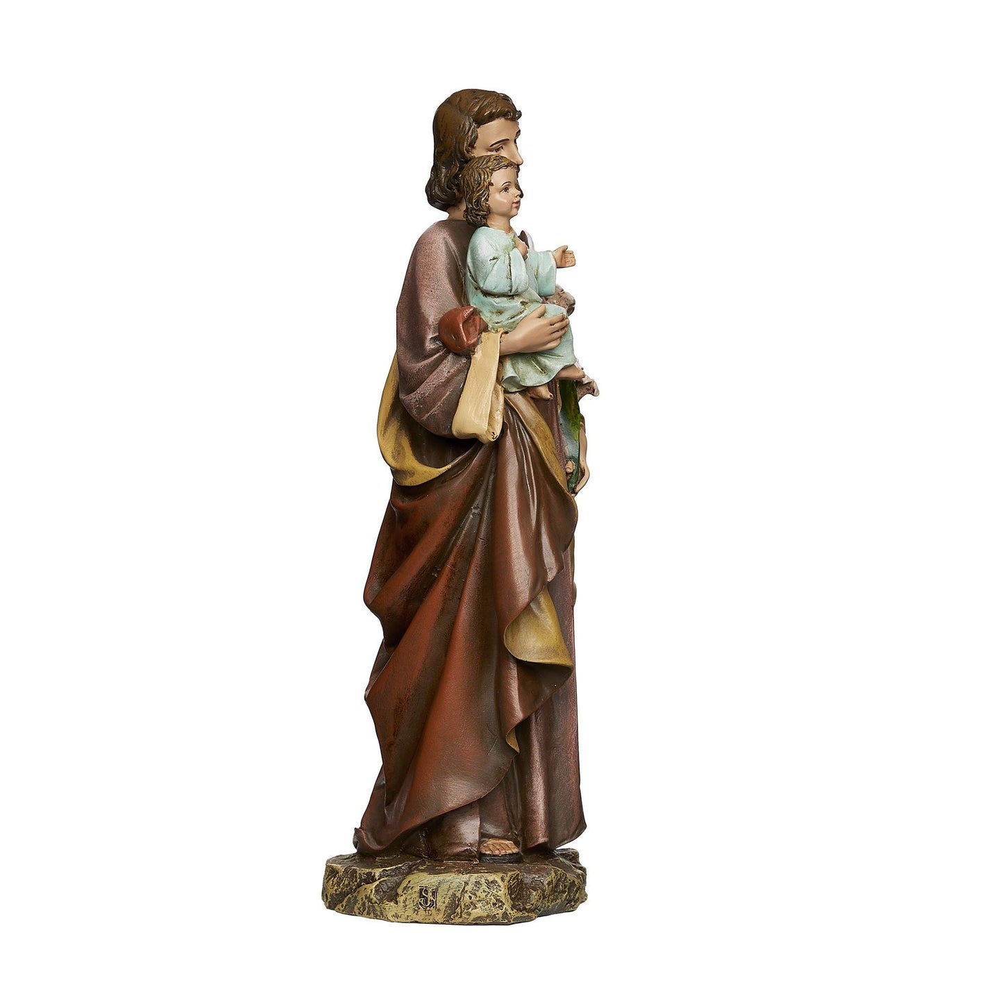 Roman Joseph's Studio 10" St. Joseph with Child Jesus Statue, Religious Catholic Home Décor Figurine