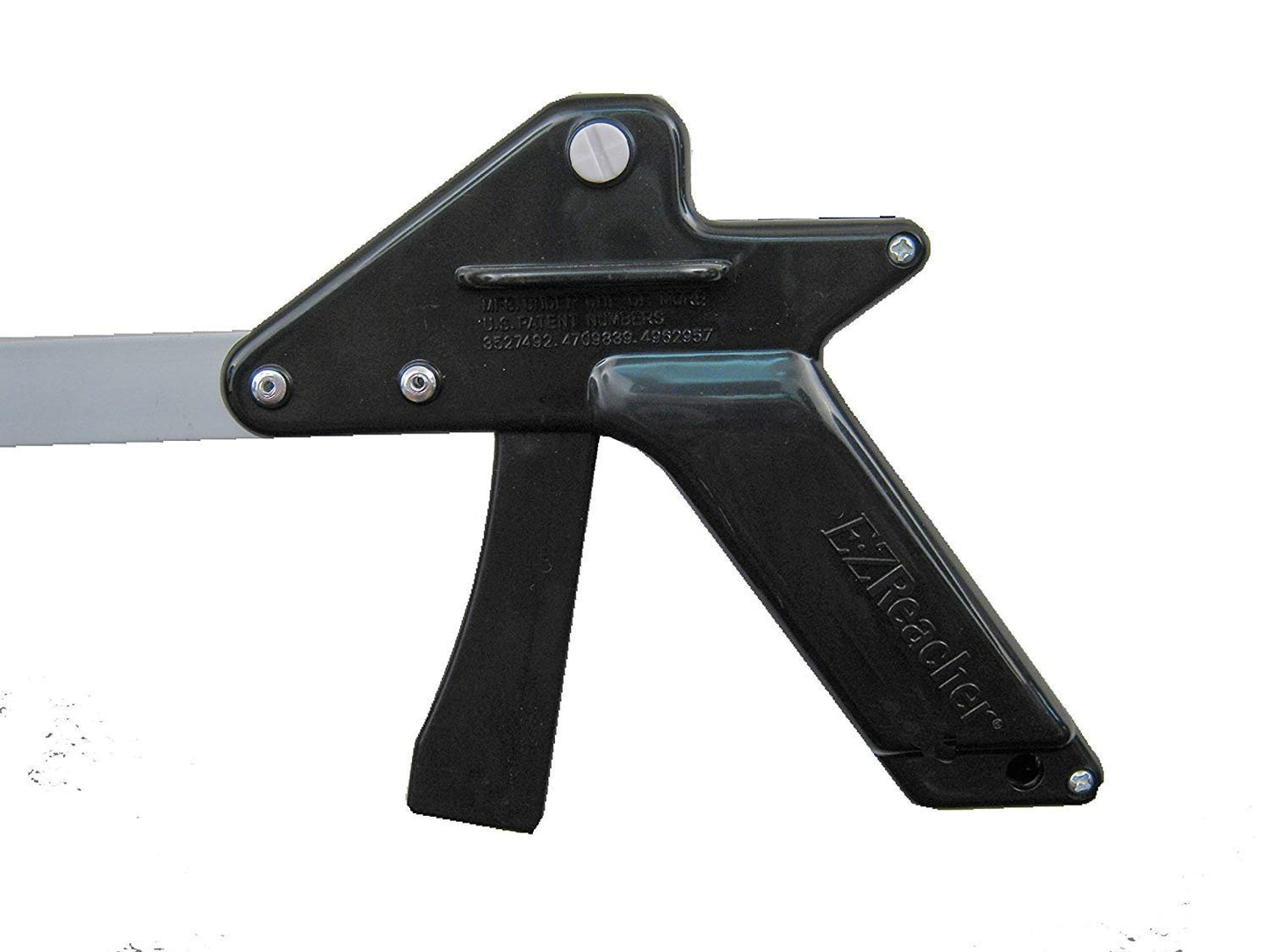 ArcMate EZ Reacher Standard Outdoor, Pro Reacher Grabber Pick Up Tool with Pistol Grip, Suction Cup Reacher, Indoor Commercial and Outdoor Use, 4.5" Wide Jaw, 8lb. Capacity, Black, 48" (48S)