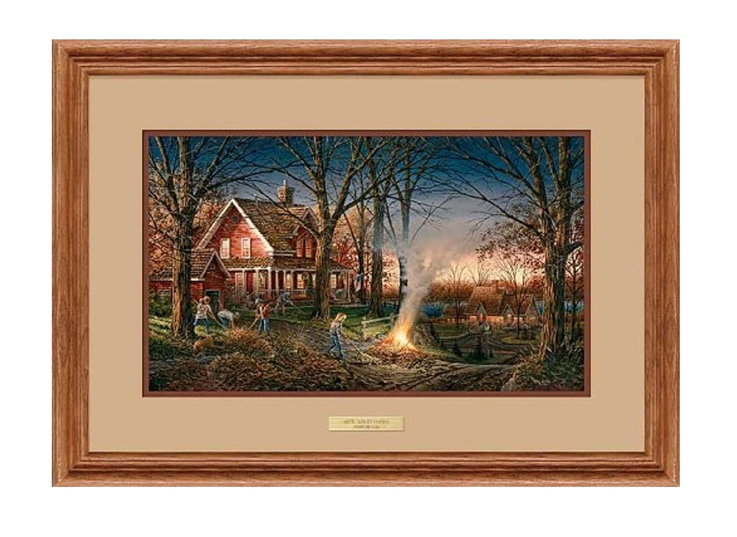 Wild Wings Autumn Evening Framed Encore Print by Terry Redlin