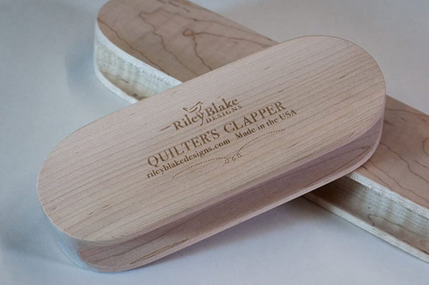 Riley Blake Designs 7" Hardwood Tailor Clapper Tool Steam Iron Set a Seam Sewing Quilting