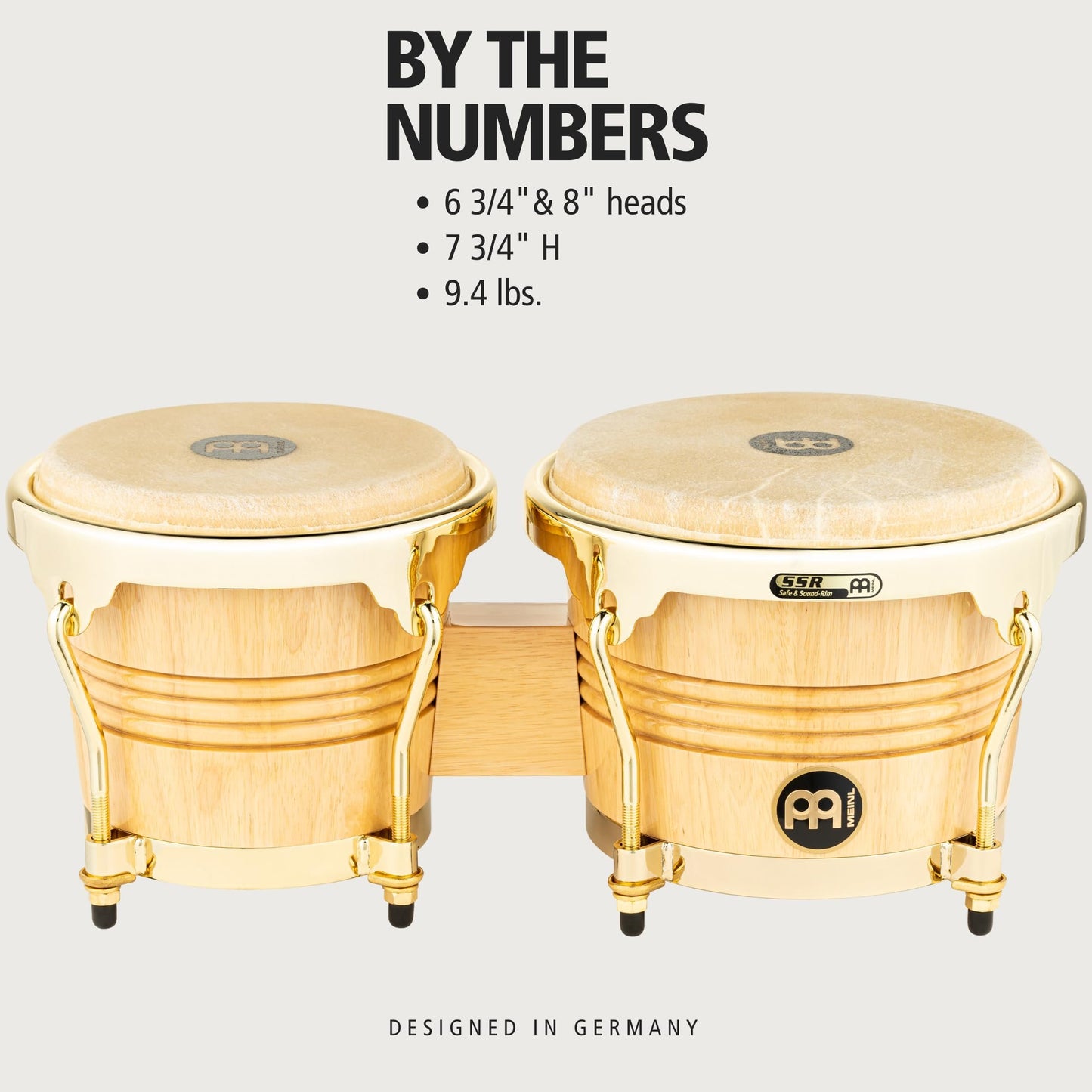 Meinl 6 3/4-inch and 8-inch Bongo
