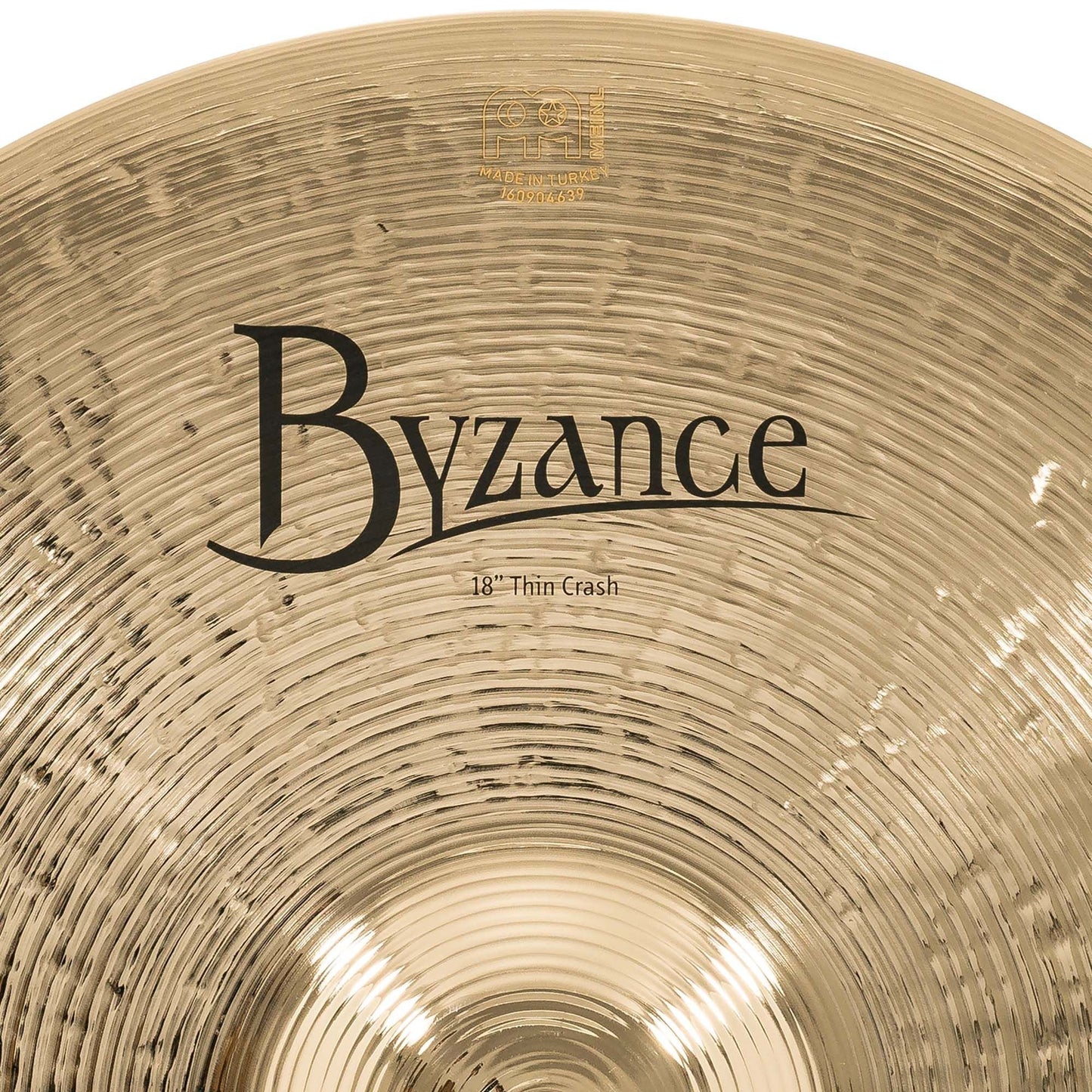 Meinl Cymbals B18TC-B Byzance 18-Inch Brilliant Thin Crash Cymbal (VIDEO)