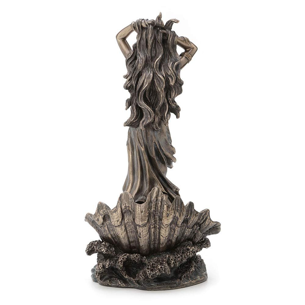 Veronese Design 11.5 Inch Aphrodite Rising from The Sea Greek Roman Goddess Antique Bronze Finish Statue