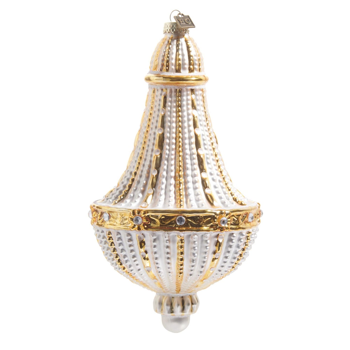 Raz Imports EC Estate Chandelier Ornament, 8-inch Height, Gift, Home Décor, Any Occasion