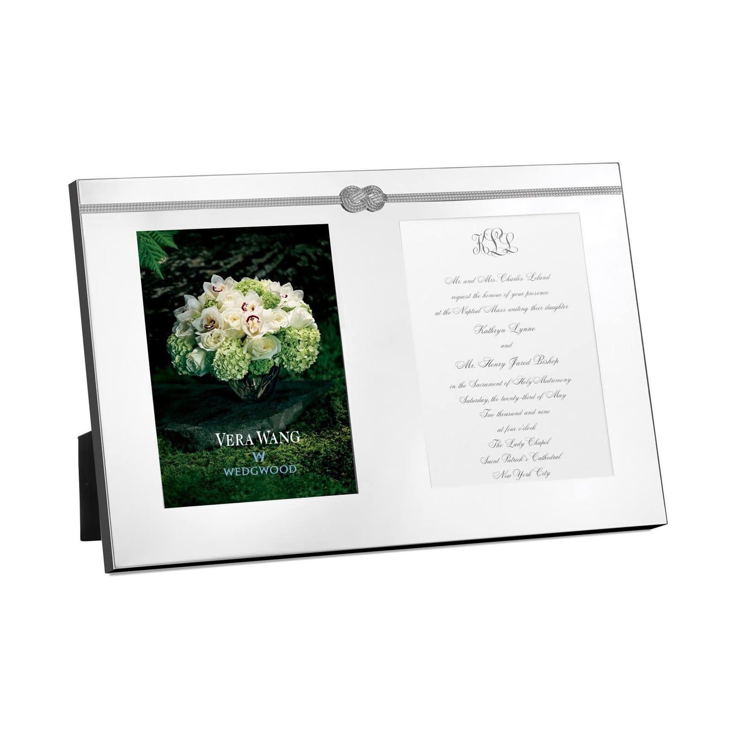 Wedgwood Vera Wang Infinity 5"x7" Double Invitation Frame