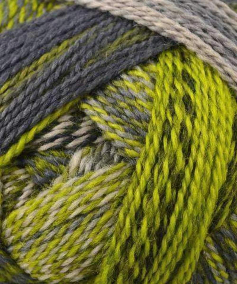 Schoppel Wolle - Zauberball Crazy Knitting Yarn - Lime/Greys (# 2204)