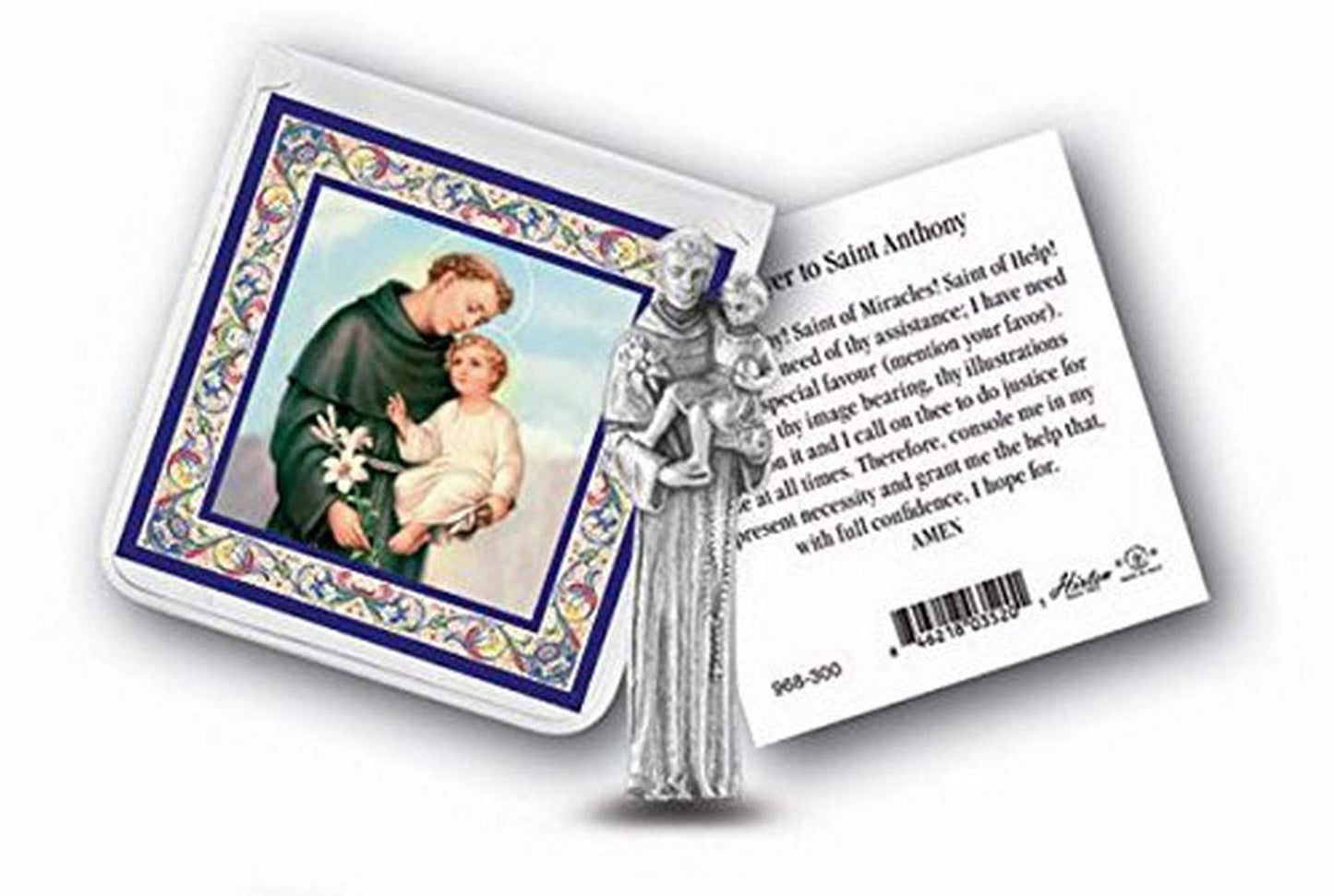WJ Hirten StealStreet SS-Wjh-891-300 St. Anthony Catholic Pocket Statue