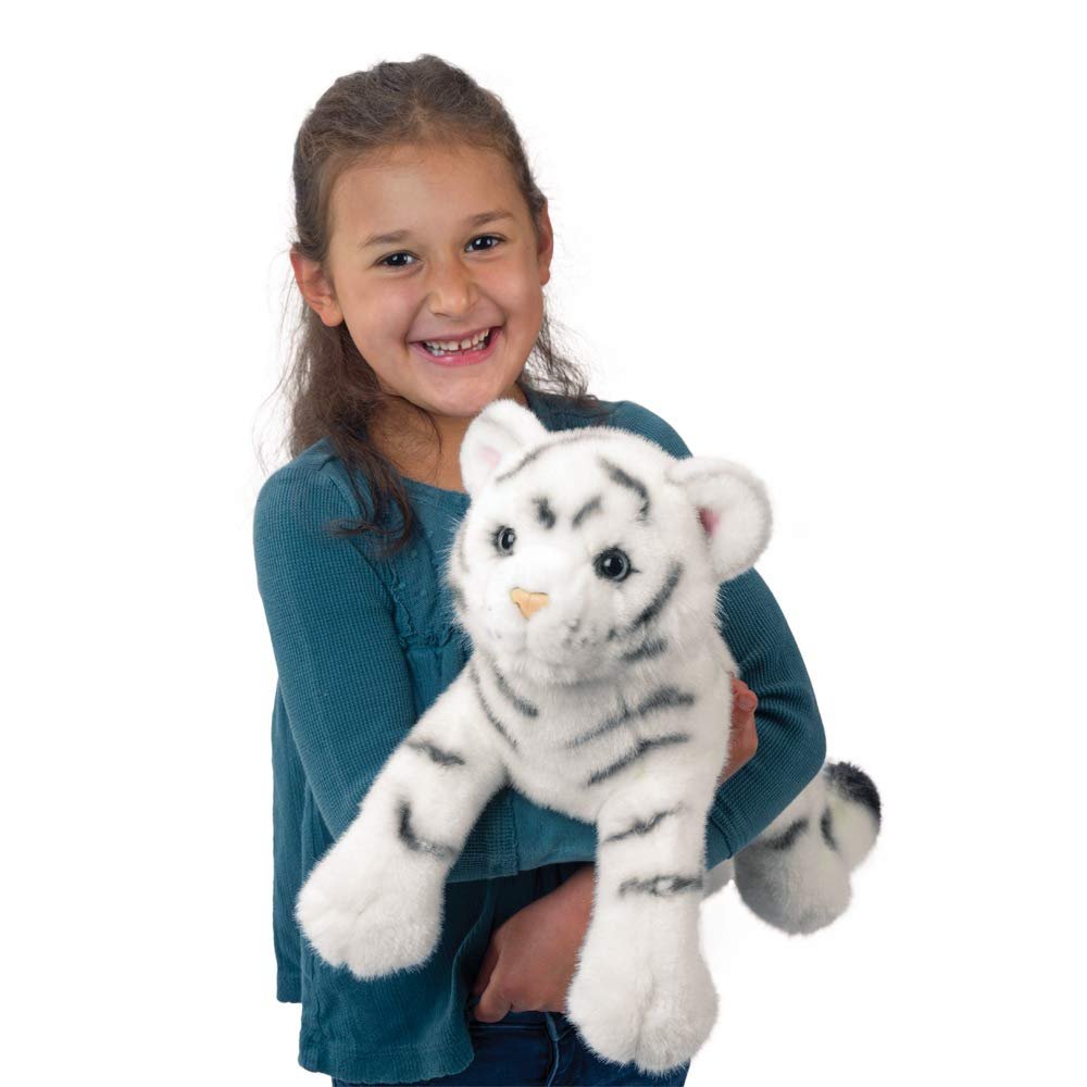 Douglas Zahara White Tiger Cub Plush Stuffed Animal