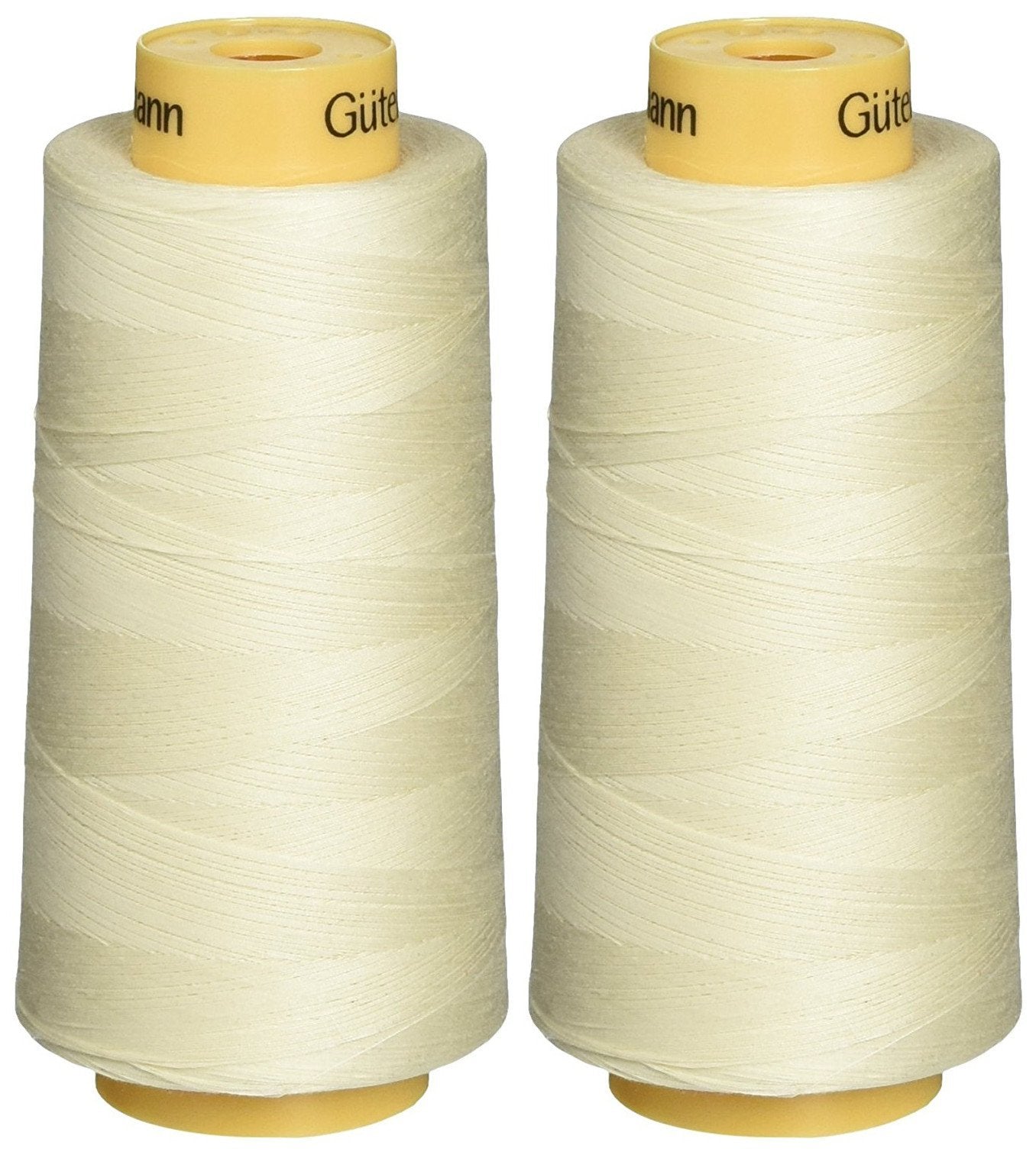Gutermann Natural Cotton Thread Solids, 3281-Yard (2-Pack, Red)