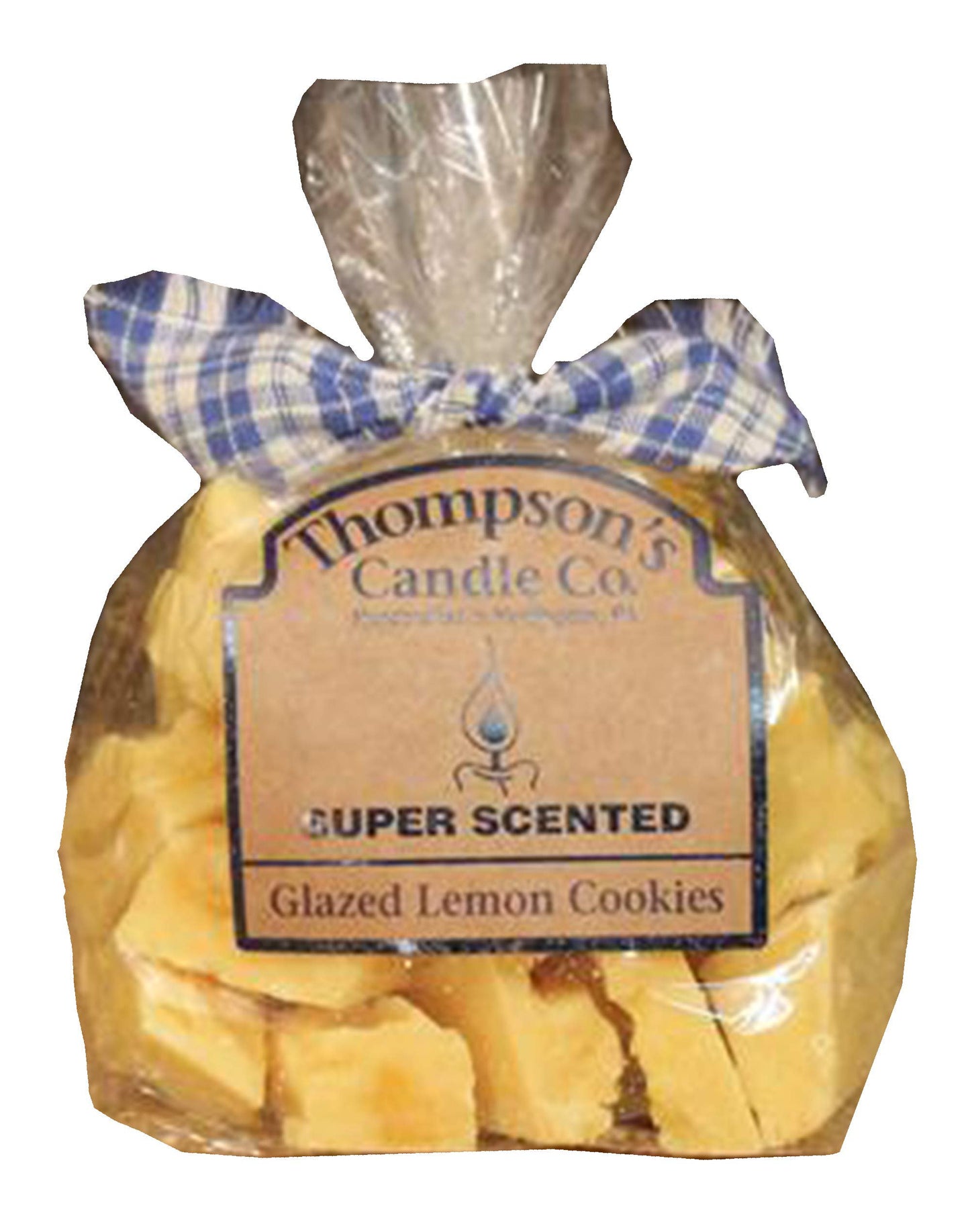 Thompson's Candle Co Super Scented Crumbles/Tarts/Wax Melts 6 oz-Glazed Lemon Cookies