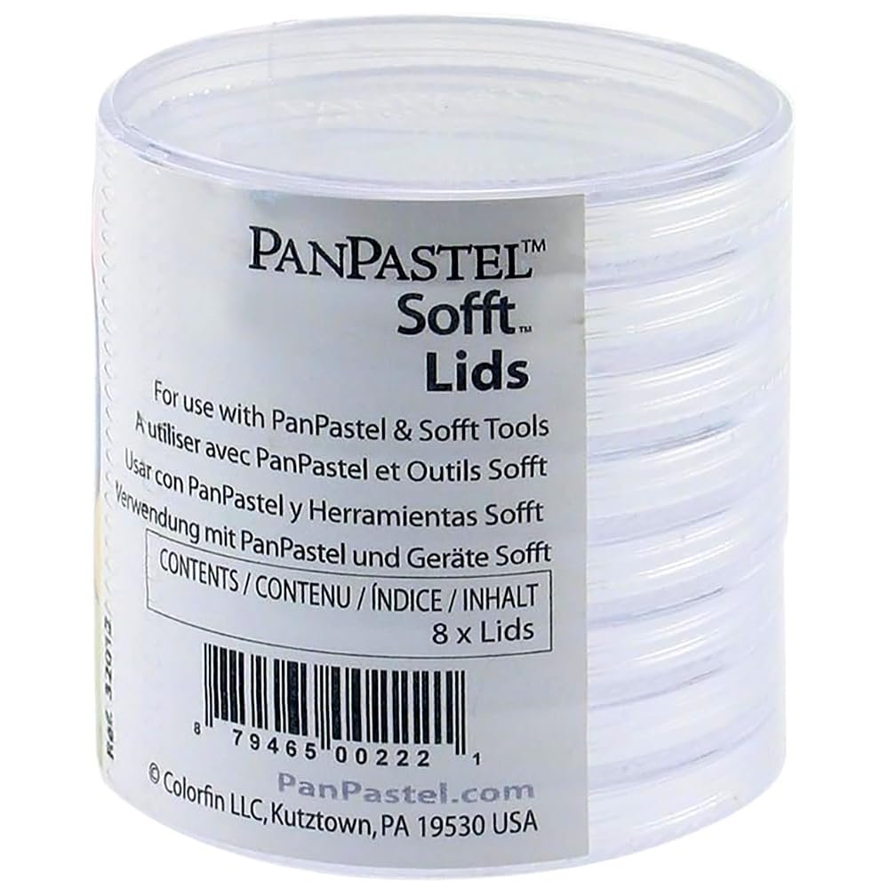 PanPastel Sofft Lids (Set of 8) - Stackable Art Tray Lids