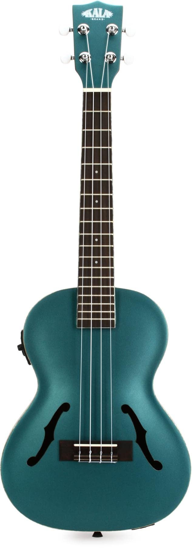 Kala Brand Music Co., 4-String Ukulele, Green, Tenor (KA-JTE-BKGN)