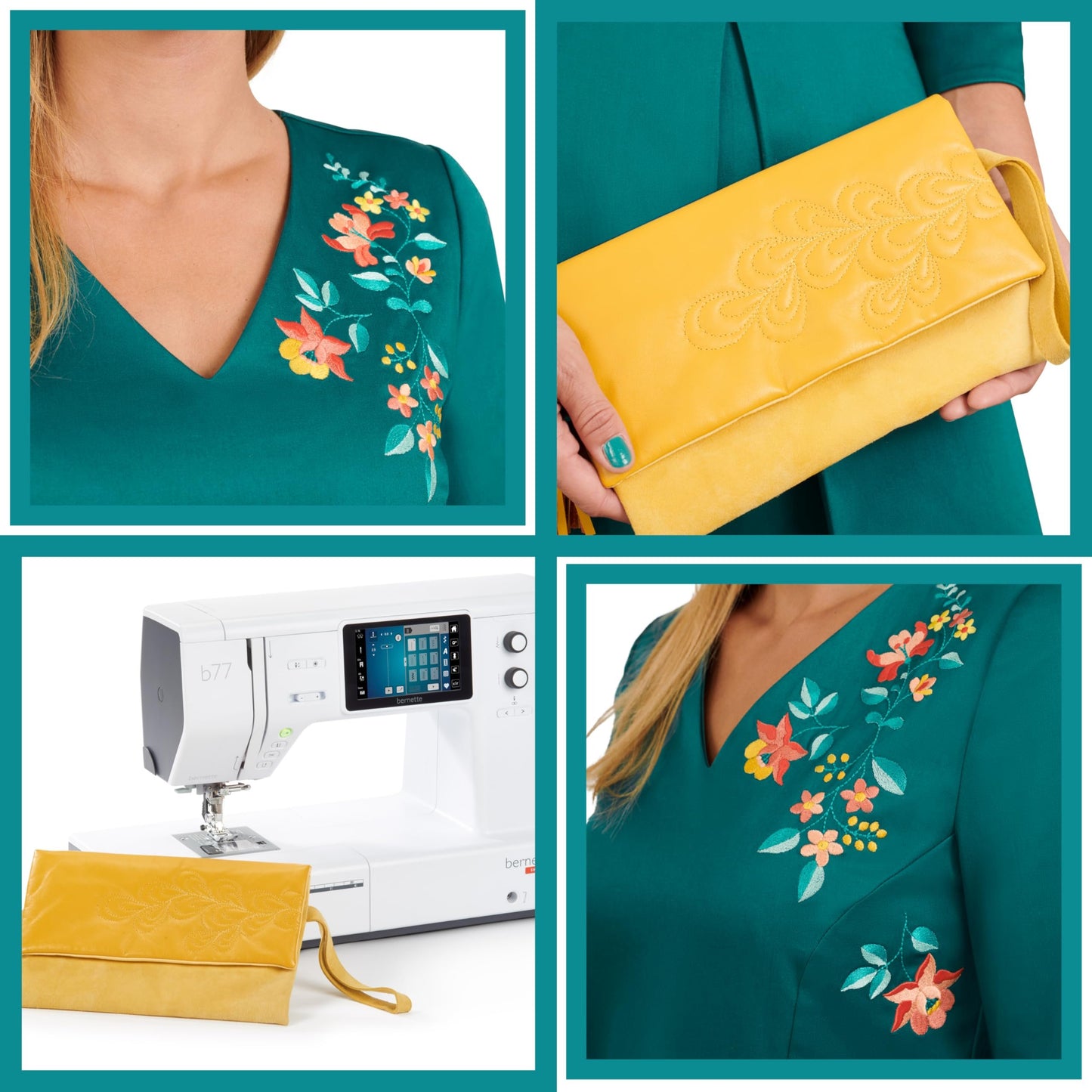 Bernette B77 with 8-Piece Feet Set Included - Versatile Machine for All Skill Levels - Effortless Stitching & Quality Craftsmanship Unleashes Creative Possibilities | Redefine Your Sewing Experience