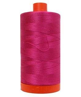 Aurifil Mako Cotton Thread Solid 50wt 1422yds Fuchsia