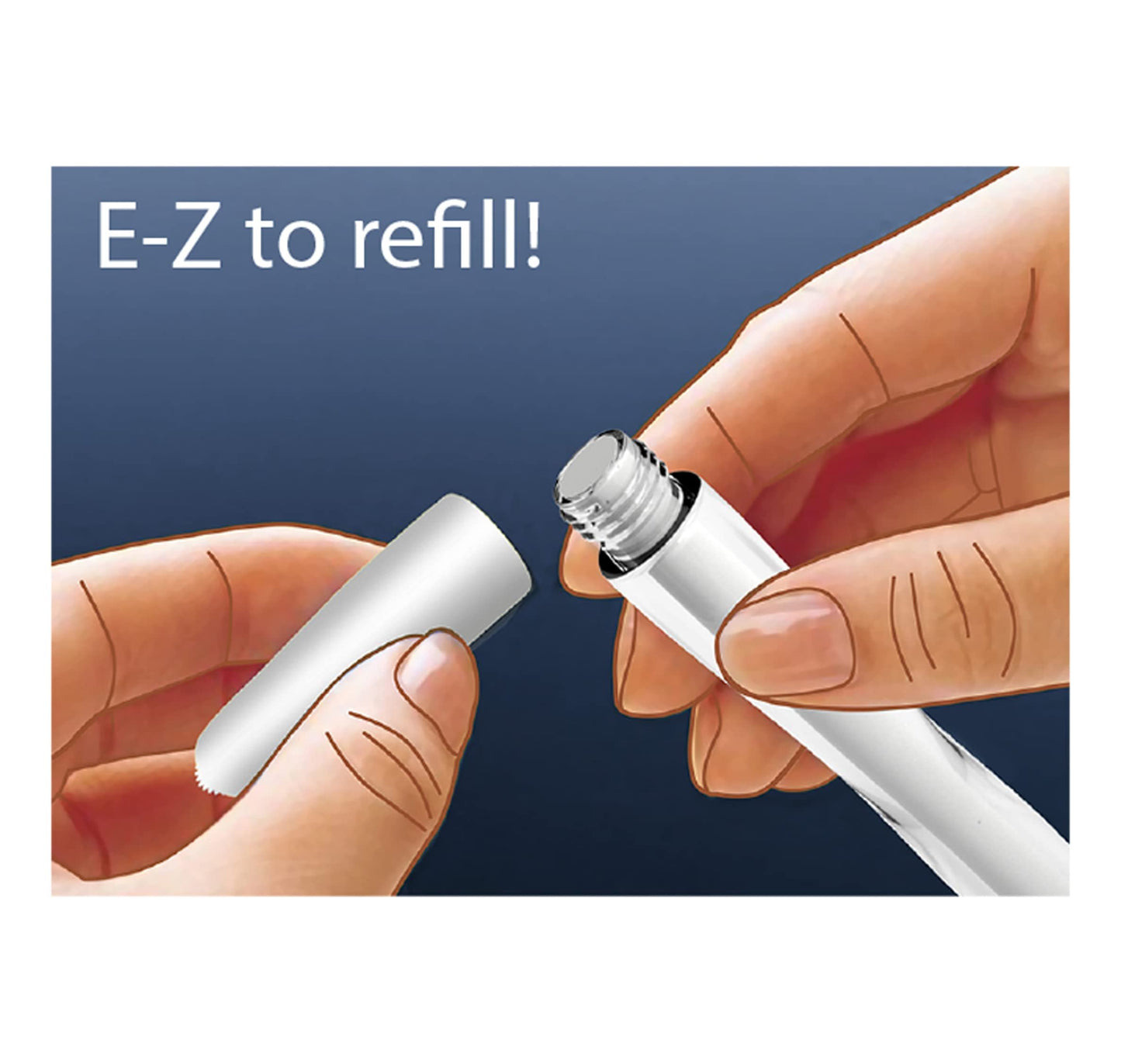 Taylor Seville Magic Chalk Liner with Brush Eraser-White