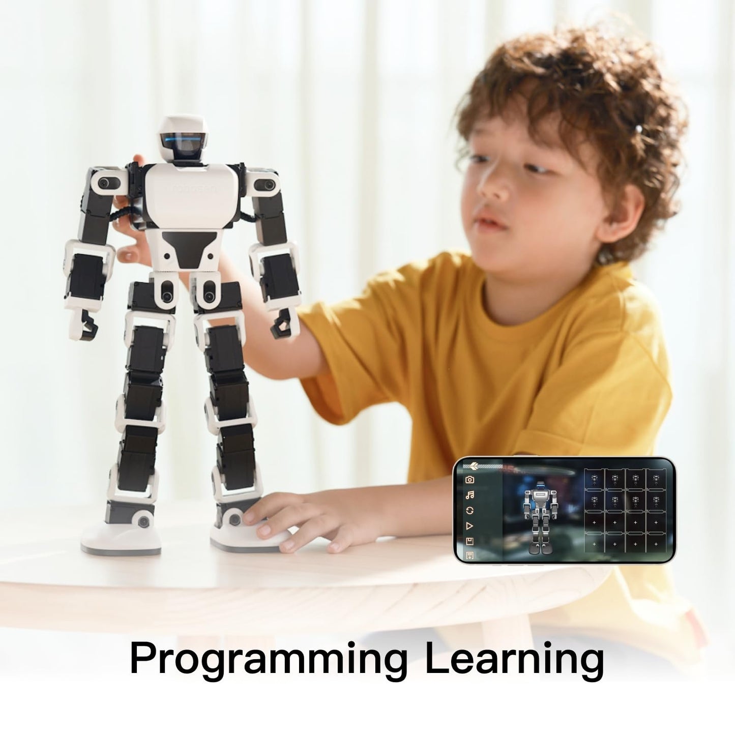 Robosen Interstellar Scout K1 – The Ultimate Robot Gift for Kids and Tech Enthusiasts, with Voice Control, 17 Servo Motors, and App Integration, 13.7-inch