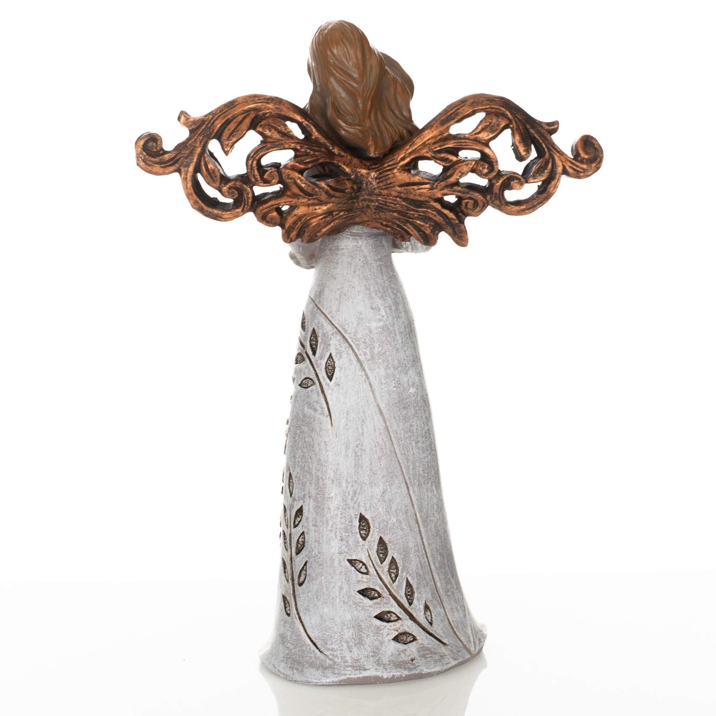 Roman Giftware Inc., Inspirational Heavenly Blessings Collection, 9" H Tree of Life Angel W/Heart,Religious, Inspirational, Durable (6x2x9)