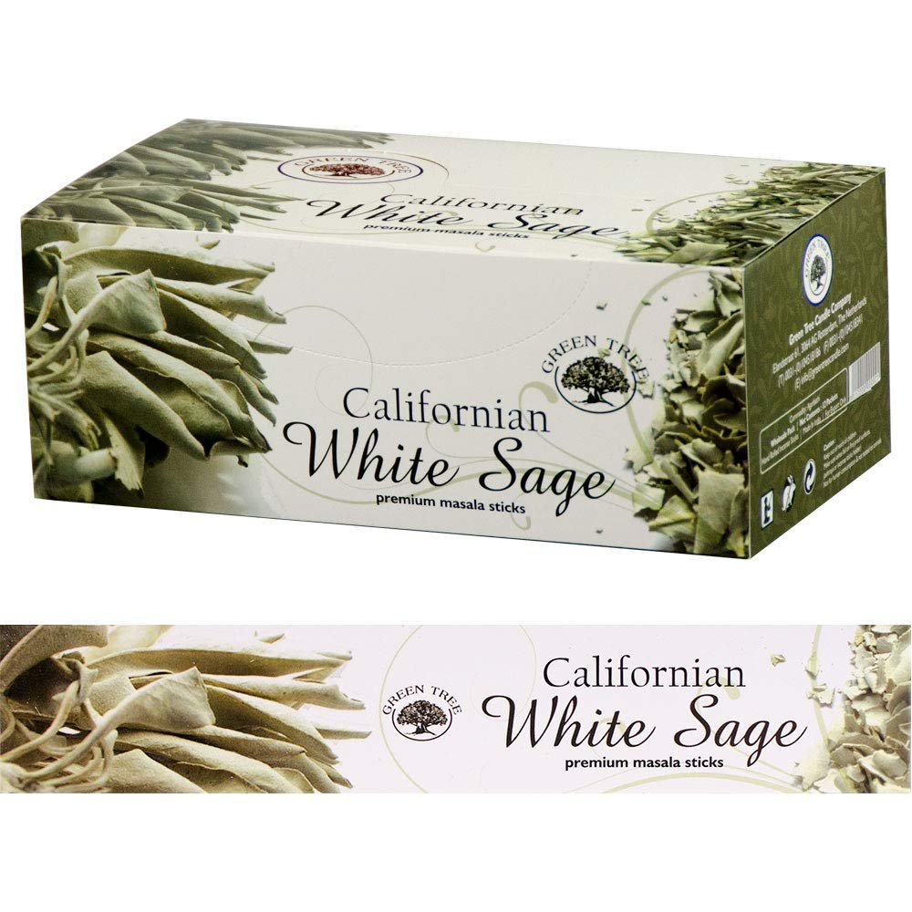 Kheops International Green Tree Incense Stick 12 x 15gr (White sage)