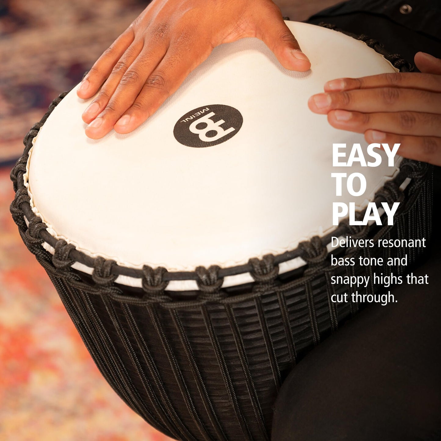 Carved Mahogany Djembe