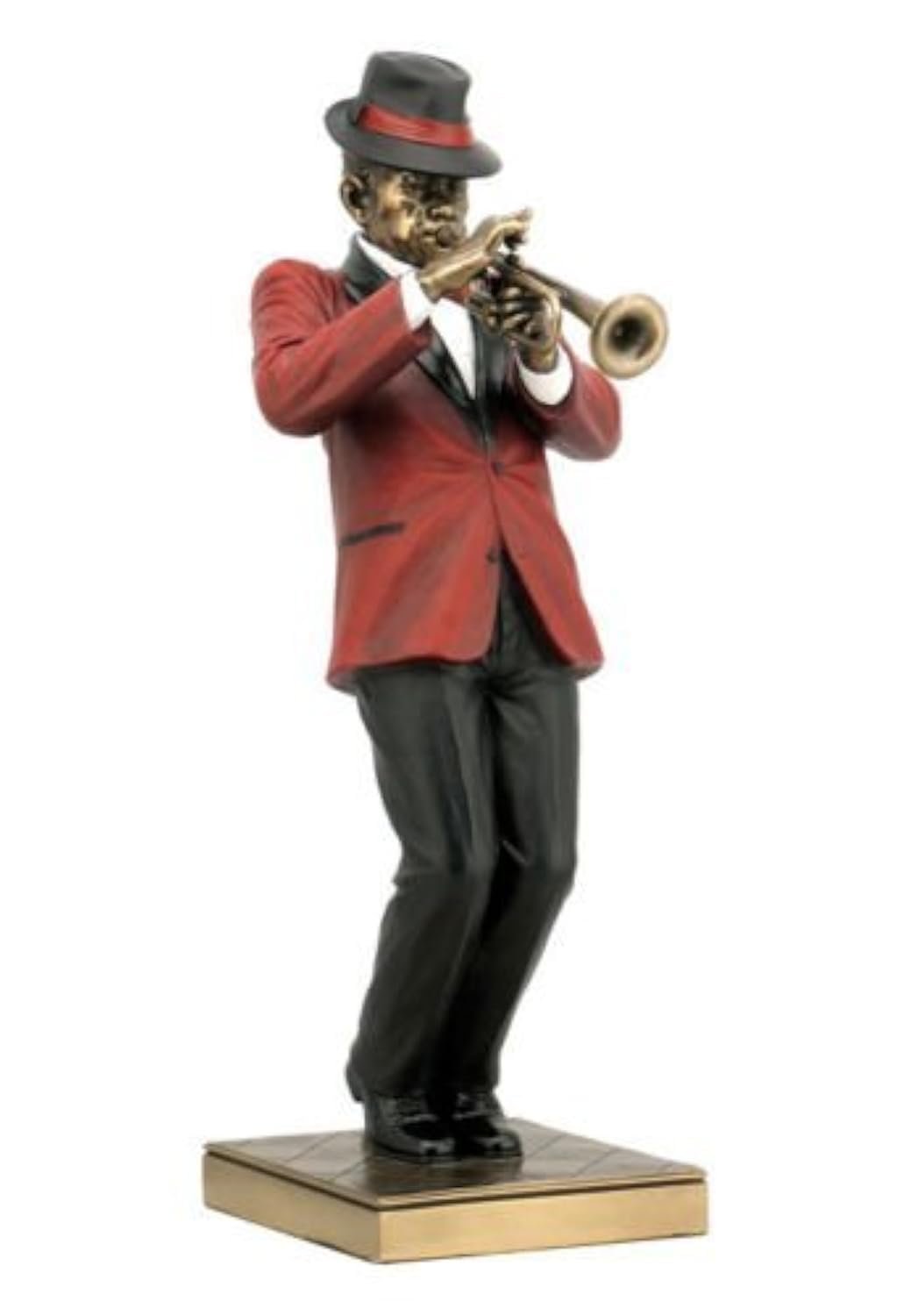 wu Trumpet Player Statue Sculpture Figurine - Jazz Band Collection