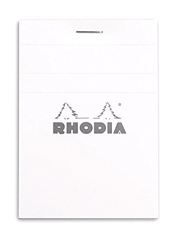 Rhodia Classic Staple Bound Graph Paper Pad - Orange, Black and White Pack of 3 (N° 16)
