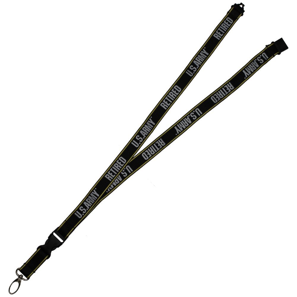 U.S. Army Retired Lanyard