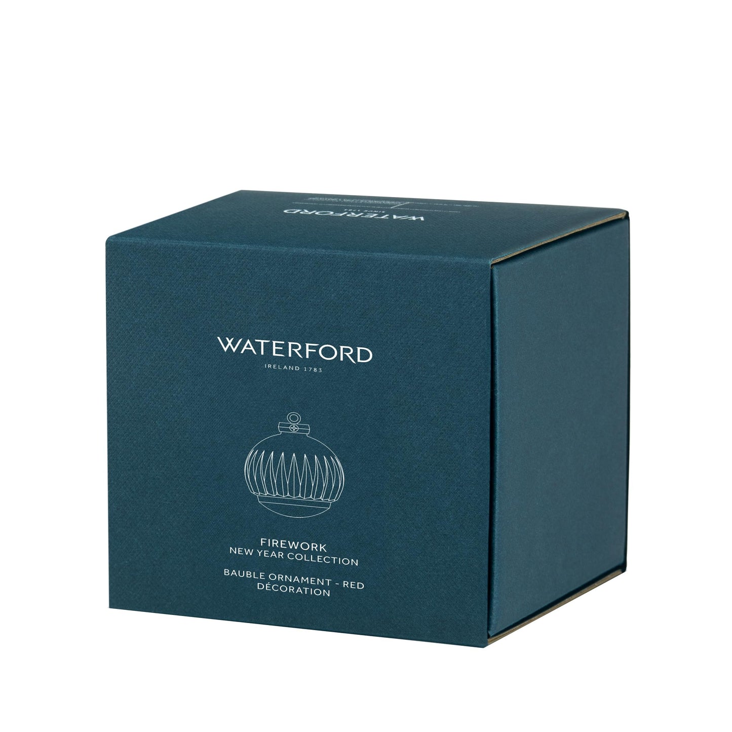 Waterford New Year Bauble Ornament Firework Red