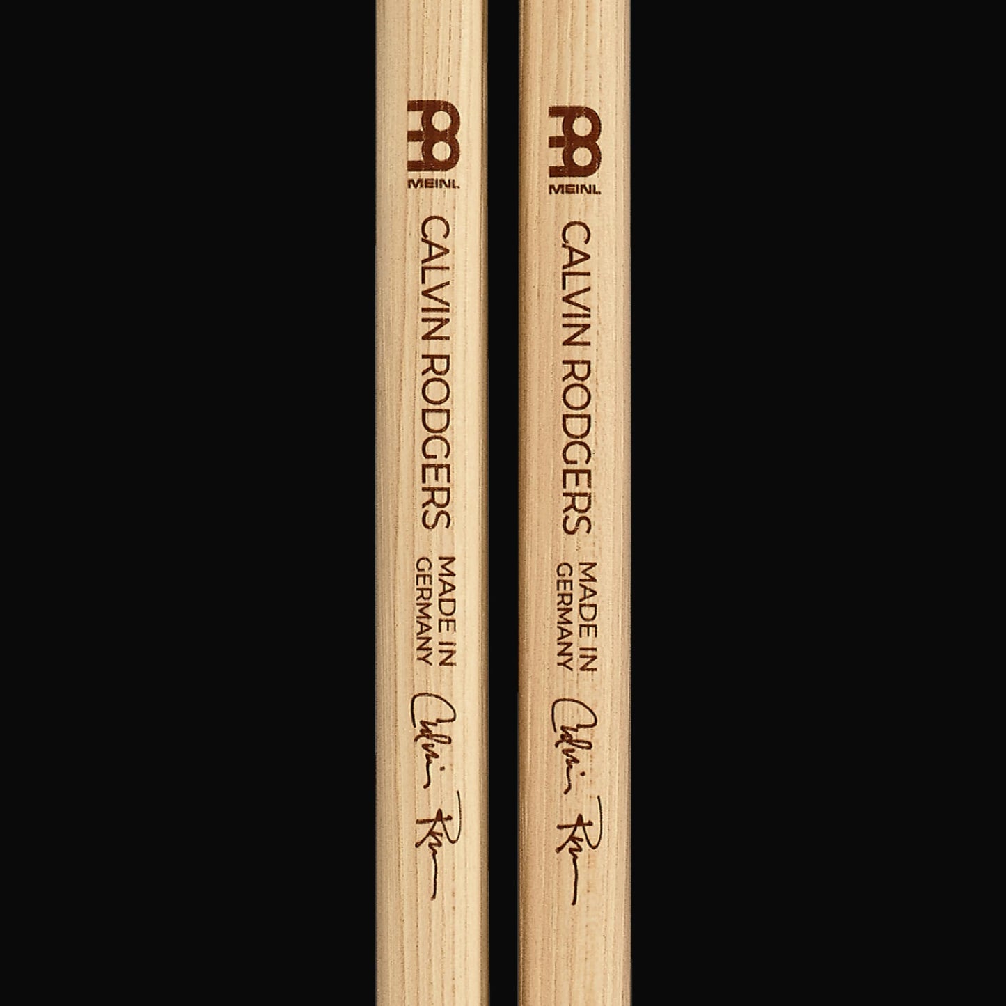 Meinl Stick & Brush Drumsticks, Calvin Rodgers Signature — American Hickory with Round Shape Wood Tip — Made in Germany (SB601)