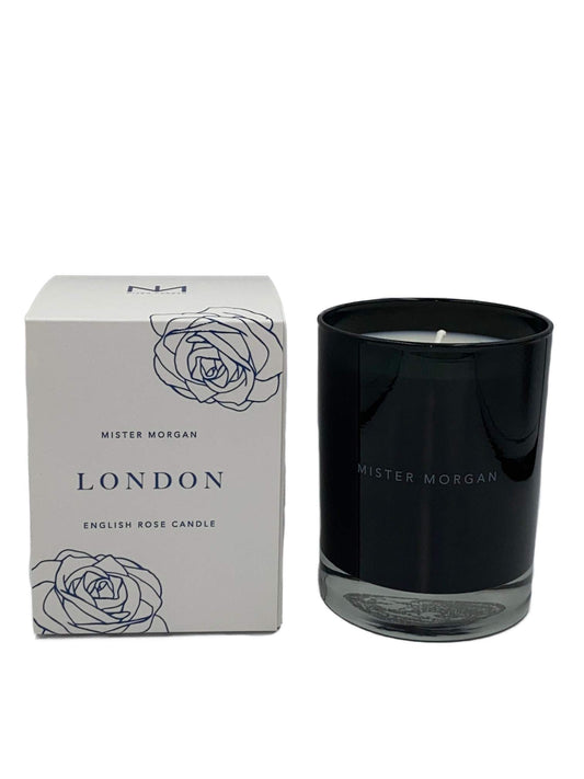 Mister Morgan London English Rose Candle, 11 Ounces
