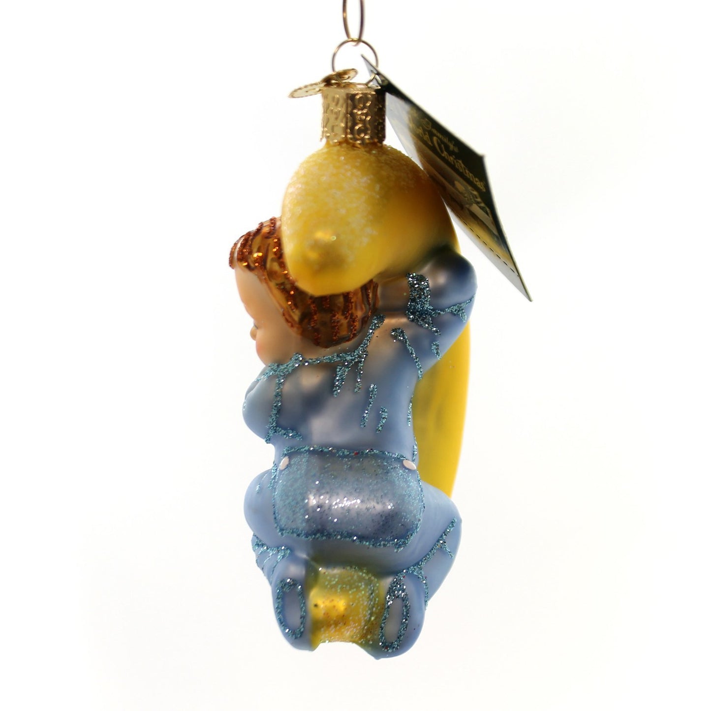 Old World Christmas Dreamtime Glass Ornament 10199 Blue