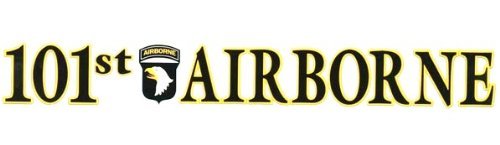 101ST Airborne Division' 15" inch Window Strip Army Outside Decal