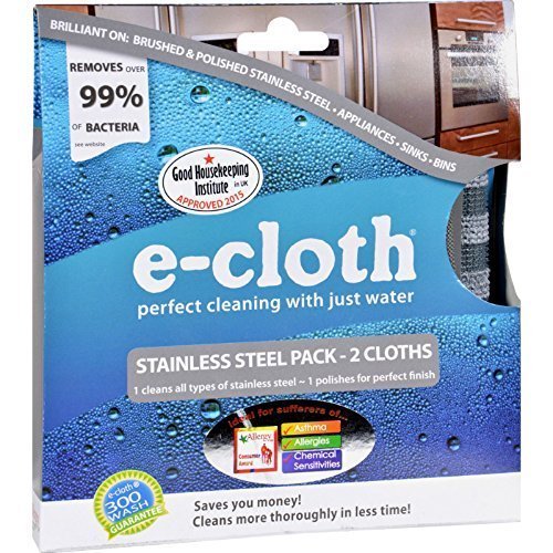 E-cloth Microfibre Cleaning Cloth - Stainless Steel ( Multi-Pack)