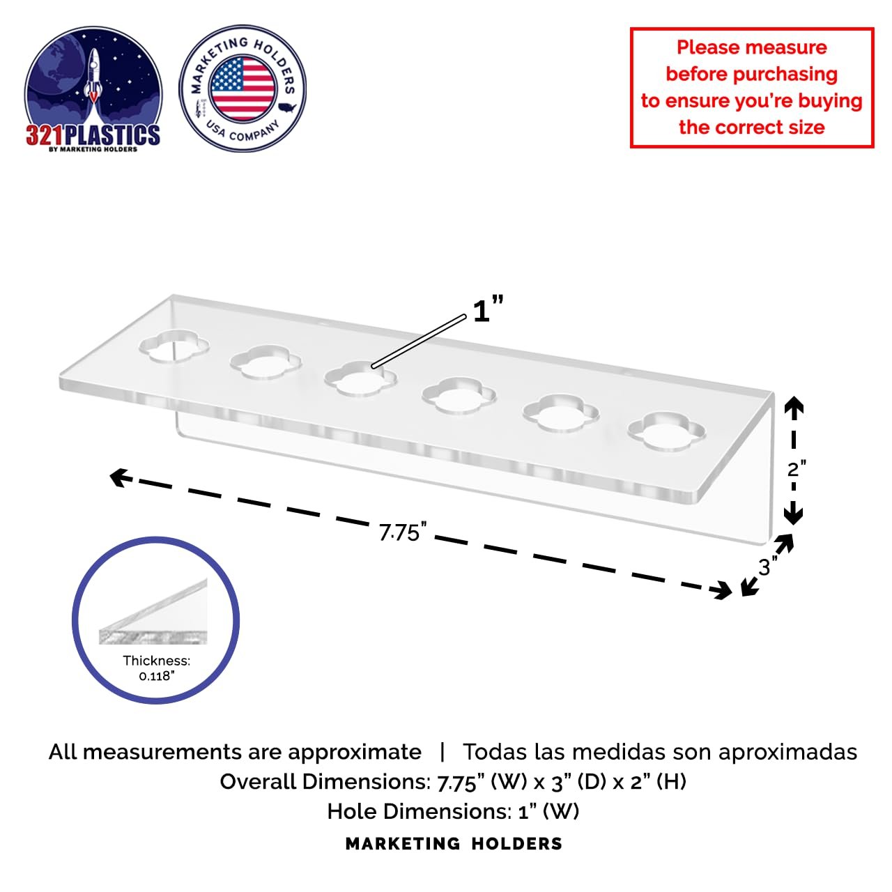 Acrylic Shear Organizers Convenient Organizer for Professional Dog Grooming Shears by Marketing Holders