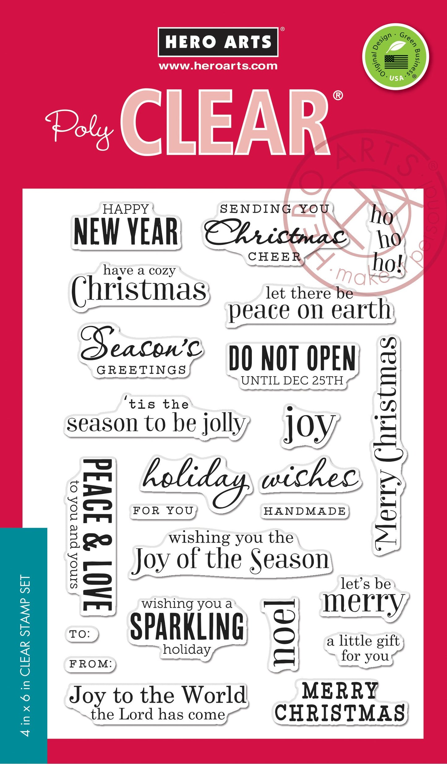 Hero Arts CM100 Christmas Messages