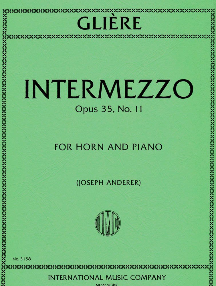 Intermezzo, Op. 35, No. 11 for Horn in F (IMC3158)