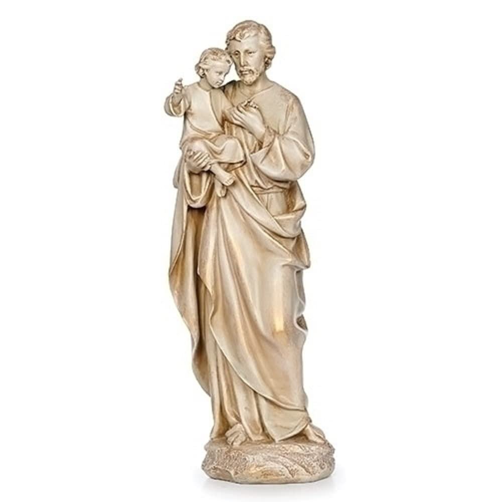 Roman Joseph's Studio Renaissance Collection St. Joseph Figure Figurine, 13.75-inch Height, Home Decor